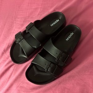Black sandals